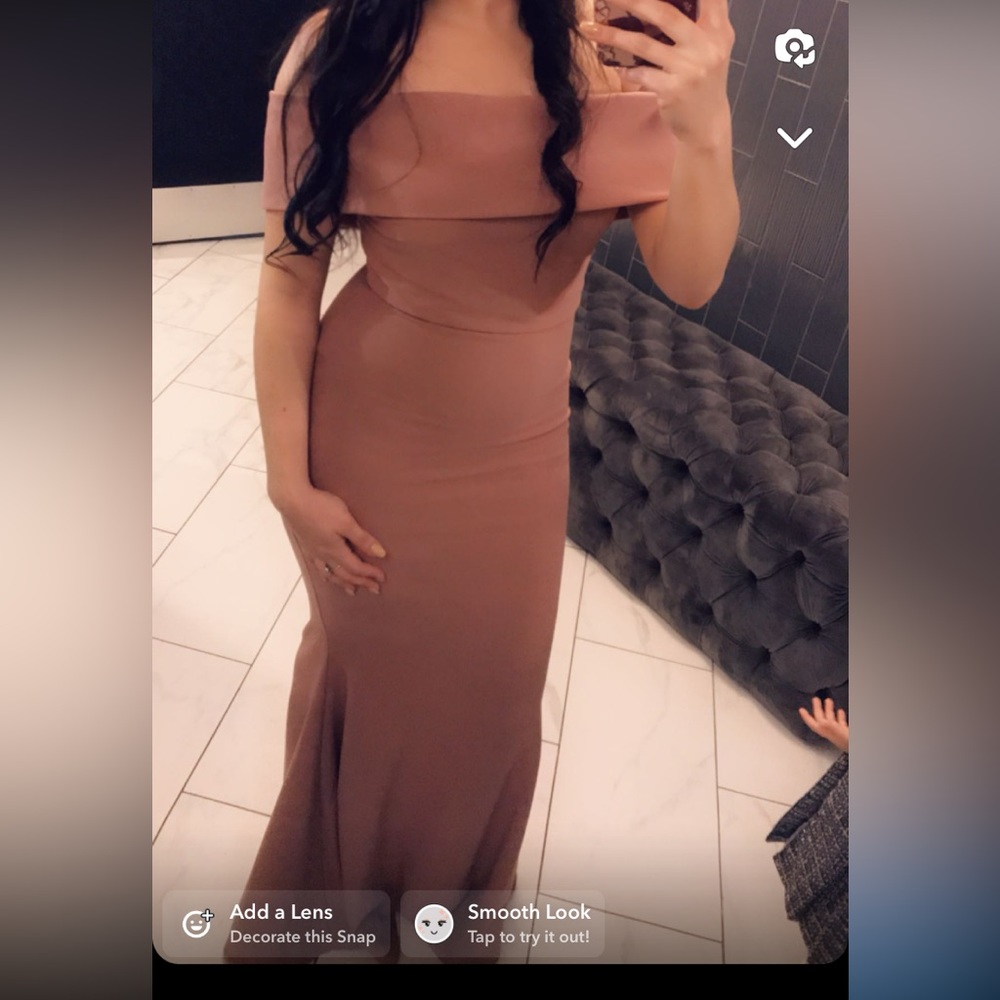 Dusty pink dress